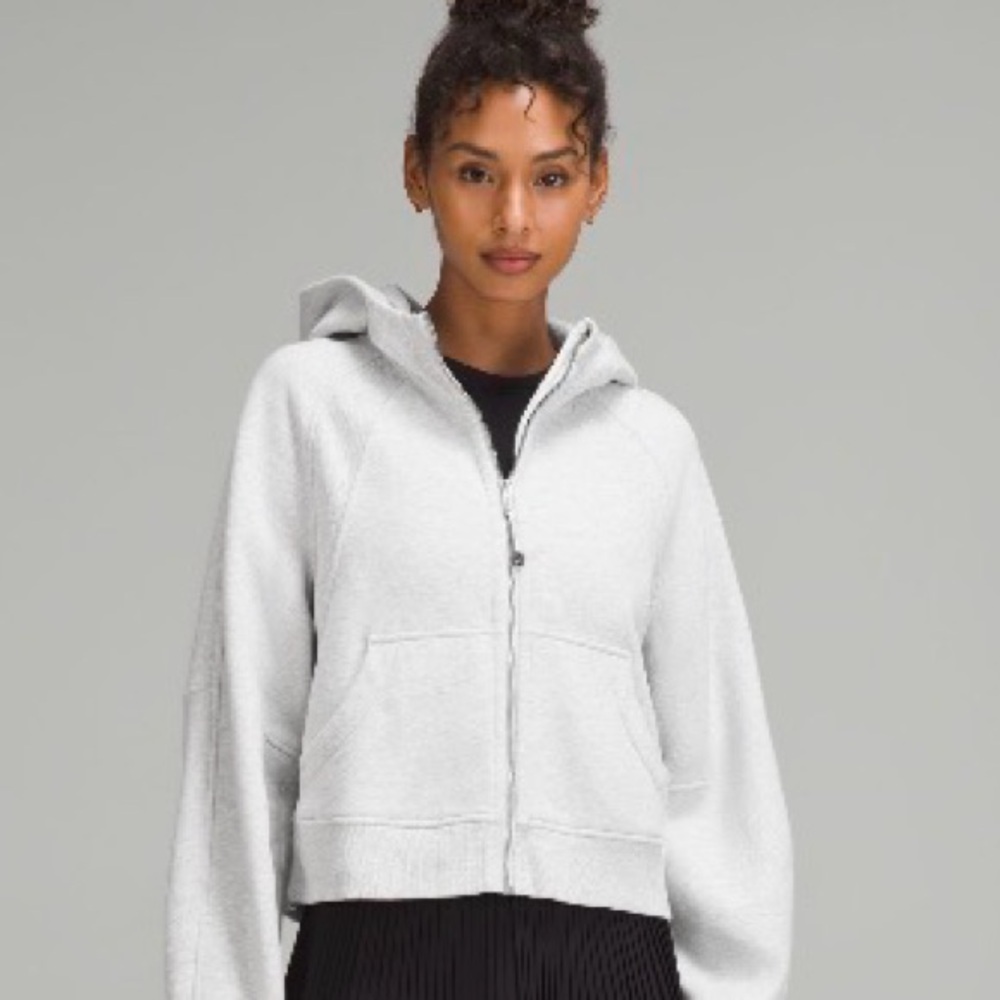 lululemon athletica Gray Zip-Up Hoodie